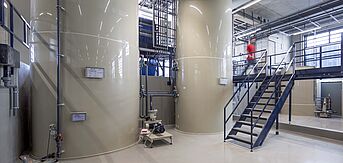 Wastewater recycling at the electroplating at Rosenberger Wastewater recycling at the electroplating at Rosenberger