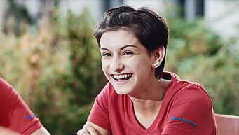 42 junge Kollegen starten Ihre Karriere bei Rosenberger Rosenberger Auszubildende in der Pause